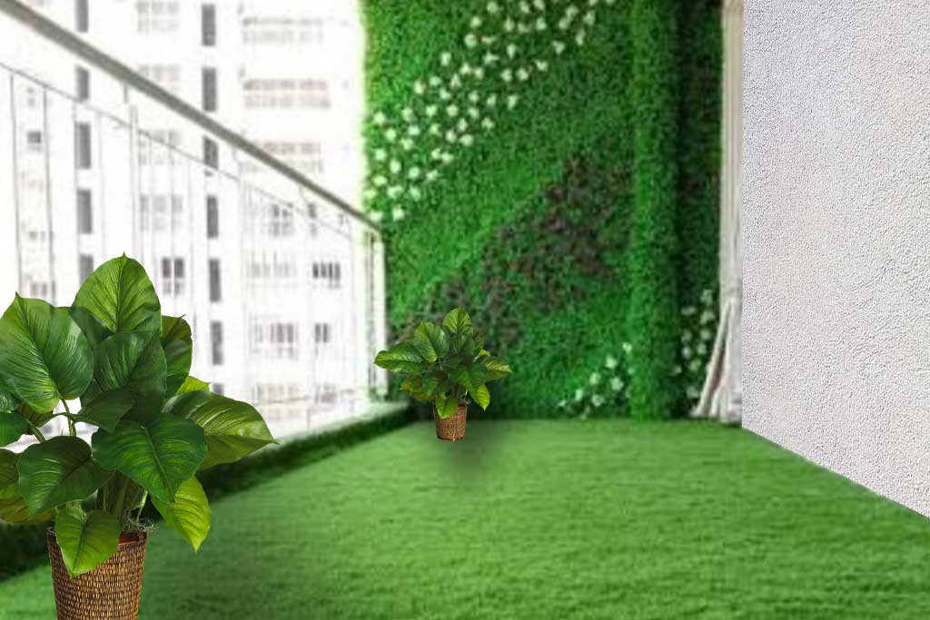 Artificial-grass-roof